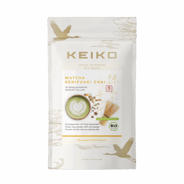 Matcha Benifuuki Chai - Matcha BIO con spezie Chai per Benifuuki Chai Latte